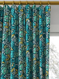 Clarke & Clarke Mallow Made to Measure Curtains or Roman Blind, Teal - thumbnail 2