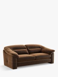 At the Helm Alba Large 3 Seater Velvet Sofa - thumbnail 1