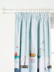 Harlequin Above and Below Pencil Pleat Blackout Lined Children's Curtains, Multi - thumbnail 5