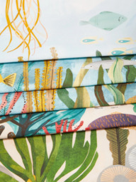 Harlequin Above and Below Pencil Pleat Blackout Lined Children's Curtains, Multi - thumbnail 6