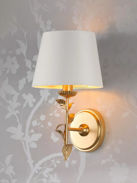Laura Ashley Halton Wall Light, Gold - image 1