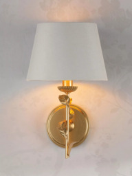Laura Ashley Halton Wall Light, Gold - thumbnail 3