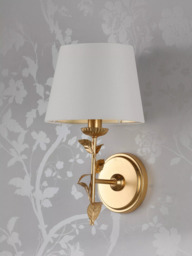 Laura Ashley Halton Wall Light, Gold - thumbnail 2