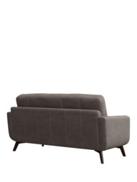John Lewis Barbican Medium 2 Seater Leather Sofa, Dark Leg - thumbnail 4