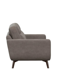 John Lewis Barbican Medium 2 Seater Leather Sofa, Dark Leg - thumbnail 3