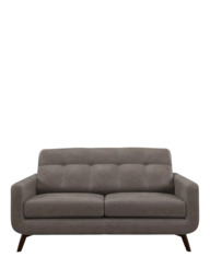John Lewis Barbican Medium 2 Seater Leather Sofa, Dark Leg - thumbnail 5