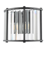 Där Kiran Glass 2 Arm Wall Light - thumbnail 2