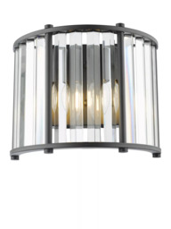 Där Kiran Glass 2 Arm Wall Light - thumbnail 3