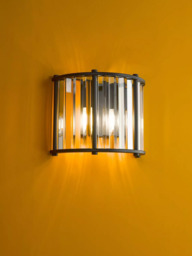 Där Kiran Glass 2 Arm Wall Light - thumbnail 6