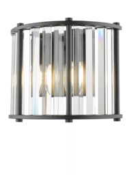 Där Kiran Glass 2 Arm Wall Light - thumbnail 1