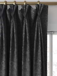 William Morris At Home Marigold Velvet Made to Measure Curtains or Roman Blind, Charcoal - thumbnail 6