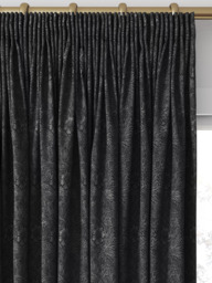 William Morris At Home Marigold Velvet Made to Measure Curtains or Roman Blind, Charcoal - thumbnail 2