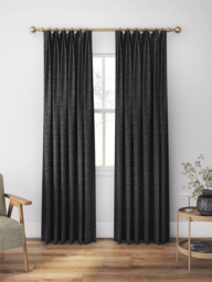 William Morris At Home Marigold Velvet Made to Measure Curtains or Roman Blind, Charcoal - thumbnail 5