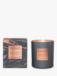 Stoneglow Luna Sandalwood & Patchouli Scented Candle, 220g