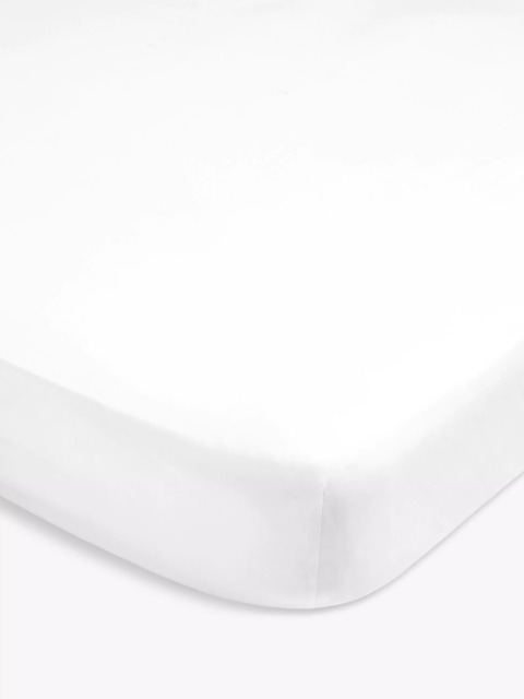 John Lewis Easy Care Organic Cotton 200 Thread Count Count Deep Fitted Sheet - image 1