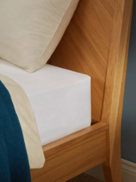 John Lewis Easy Care Organic Cotton 200 Thread Count Count Deep Fitted Sheet - thumbnail 2