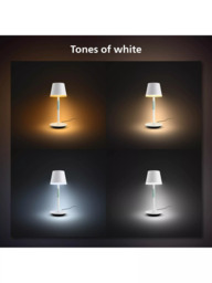 Philips Hue Go Rechargeable Table Lamp, White - thumbnail 6