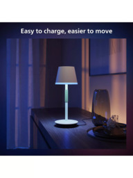 Philips Hue Go Rechargeable Table Lamp, White - thumbnail 4