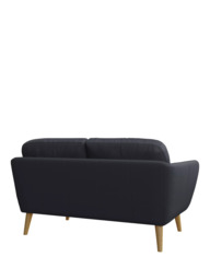 John Lewis Arlo Small 2 Seater Leather Sofa, Light Leg - thumbnail 4