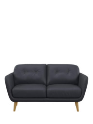 John Lewis Arlo Small 2 Seater Leather Sofa, Light Leg - thumbnail 5