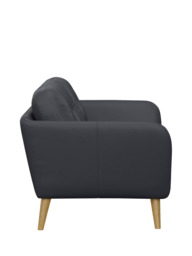 John Lewis Arlo Small 2 Seater Leather Sofa, Light Leg - thumbnail 3