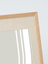 John Lewis Linen Mount Photo Frame, Natural Oak - thumbnail 2