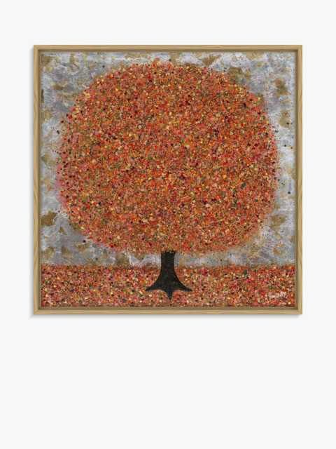 John Lewis Nicky Chubb 'Bright & Beautiful Autumn' Framed Canvas Print, 64 x 64cm, Orange - image 1