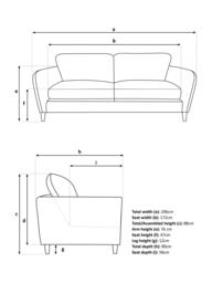 John Lewis Hamilton Large 3 Seater Sofa, Dark Leg, Khaki Chenille - thumbnail 2