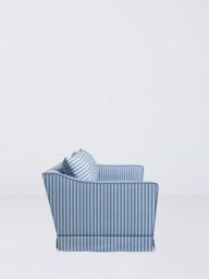 John Lewis x Sanderson Islington Pinetum Stripe Large 3 Seater Sofa - thumbnail 3