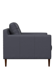 John Lewis Draper II Leather Armchair, Dark Leg - thumbnail 3
