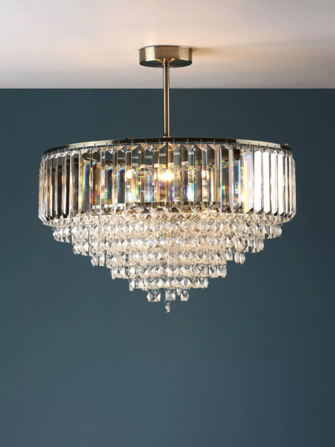 Laura Ashley Vienna Semi Flush Ceiling Light - image 1