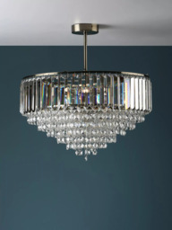 Laura Ashley Vienna Semi Flush  Ceiling Light - thumbnail 2