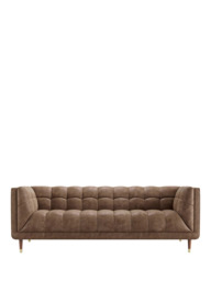 At The Helm Grace Grand 4 Seater Leather Sofa, Dragonstone Leather - thumbnail 3