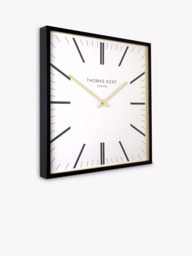 Thomas Kent Garrick Square Analogue Wall Clock, 60cm - thumbnail 2