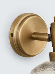 John Lewis Ruisseau Wall/Ceiling Light, Antique Brass - thumbnail 5