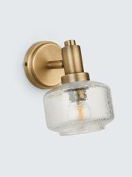 John Lewis Ruisseau Wall/Ceiling Light, Antique Brass - thumbnail 3