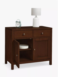 John Lewis Medan Narrow Sideboard, Dark Stain - thumbnail 3