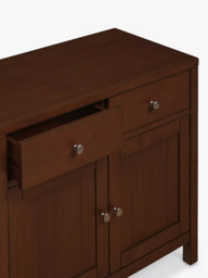 John Lewis Medan Narrow Sideboard, Dark Stain - thumbnail 4