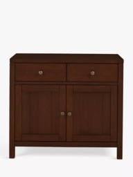 John Lewis Medan Narrow Sideboard, Dark Stain - thumbnail 2