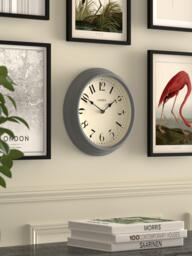 Jones Clocks Fresco Analogue Wall Clock, French Navy - thumbnail 4