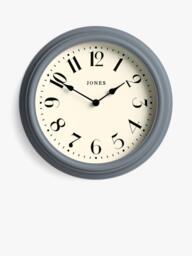 Jones Clocks Fresco Analogue Wall Clock, French Navy - thumbnail 1