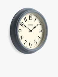 Jones Clocks Fresco Analogue Wall Clock, French Navy - thumbnail 2