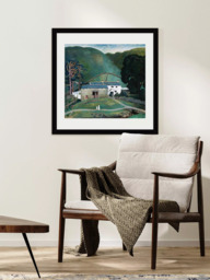Tate + John Lewis Dora Carrington 'Farm at Watendlath' Wood Framed Print & Mount, 62 x 62cm - thumbnail 2