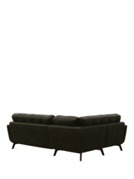 John Lewis Barbican LHF Corner End Leather Sofa, Dark Leg - thumbnail 4