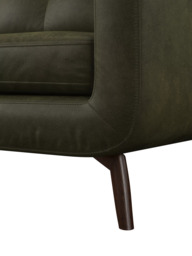 John Lewis Barbican LHF Corner End Leather Sofa, Dark Leg - thumbnail 6
