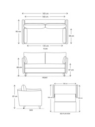 Swyft Model 08 2.5 Seater Sofa Bed - thumbnail 2
