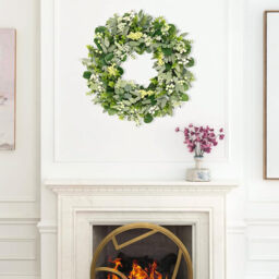 DDHS 24inch eucalyptus wreath-1pcs - thumbnail 4