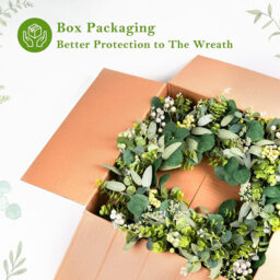 DDHS 24inch eucalyptus wreath-1pcs - thumbnail 2