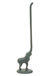 Maison by Premier Grey Finish Elephant Toilet Roll Holder - thumbnail 3