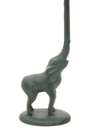 Maison by Premier Grey Finish Elephant Toilet Roll Holder - thumbnail 5